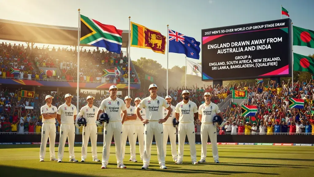 England Drawn Away from Australia and India in 2027 World Cup Draw