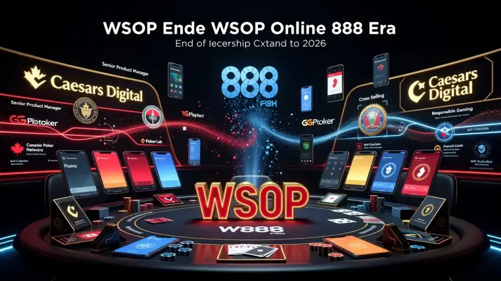 Caesars Signals End of 888 Era for WSOP Online Platform